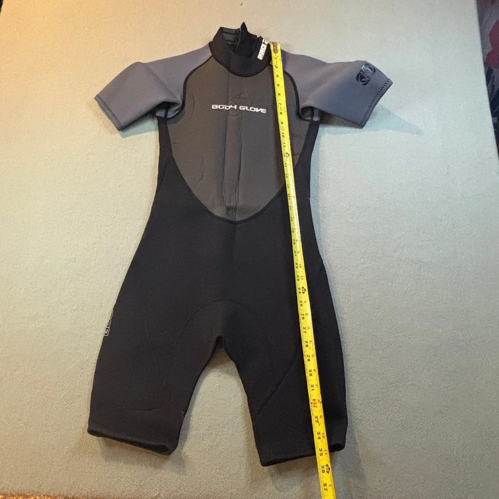 Body Glove Pro 2 Wetsuit 16 Black Gray Short Sleeve Spring Suit Scuba Surf Y2K